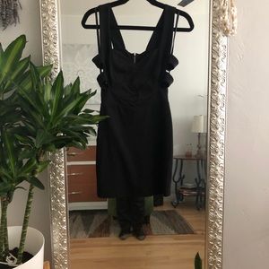 Black mini dress